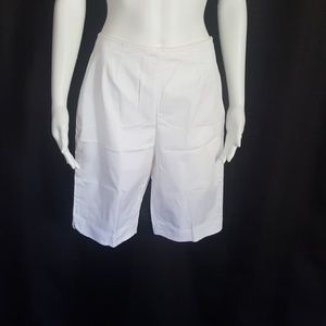 3 ,Pursuits spandex shorts, size 8, White
